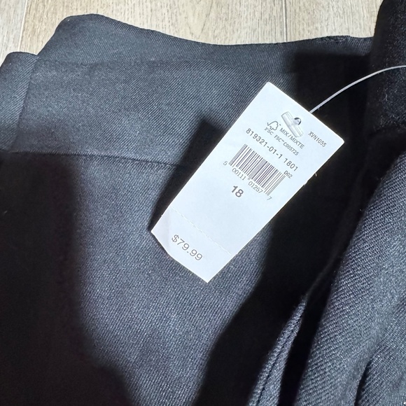 NWT! GAP Black Twill Wide-Leg Trousers - Multiple🔹 - Picture 8 of 8